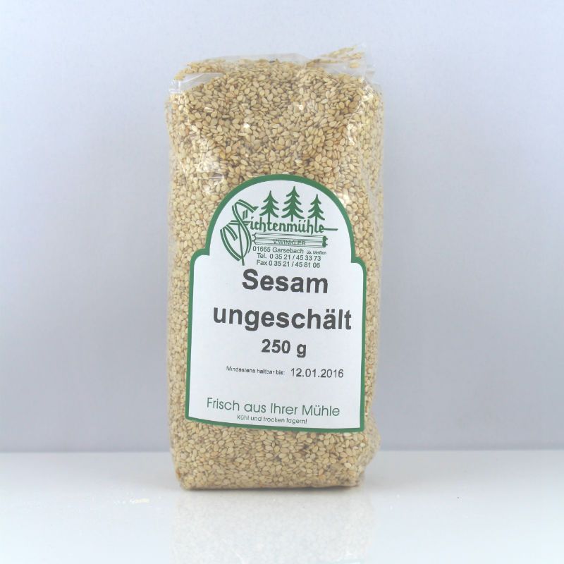 Sesam-Samen, ungeschält, gelb, 1 kg